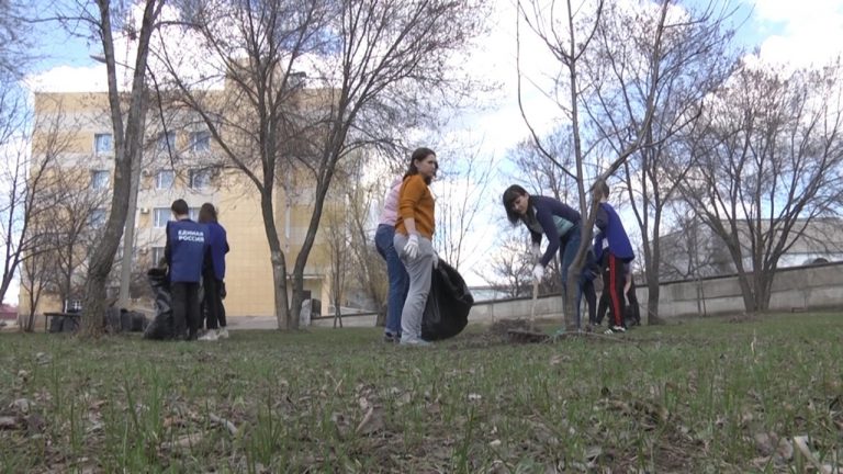 В Павловском районе экологический субботник прошел в госпитале для ветеранов войны.